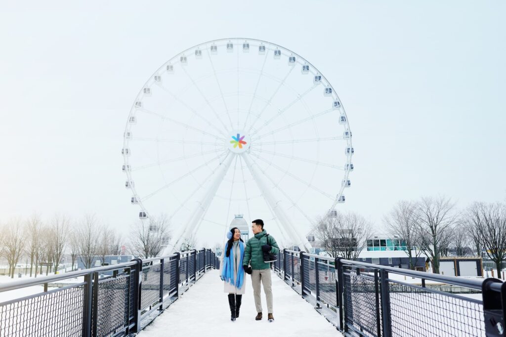 La Grande Roue de Montréal en hiver - Photo Daph Nico / Tourisme Montréal