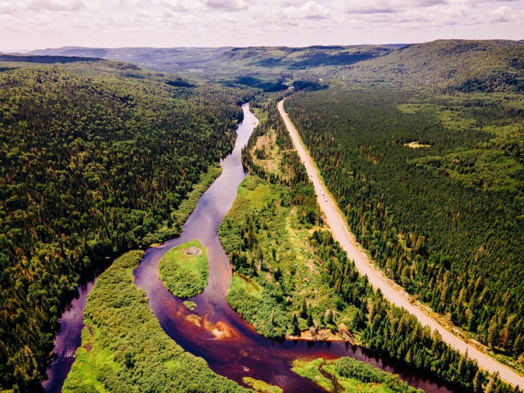 Ruisseau Rochu - route 155 (La Tuque) - Photo GouvQc Jean-François Frenette