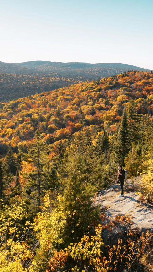 L'une des plus belles randonnées à découvrir cet automne au Québec ! 🍁
.
.
#quebeclemag #quebec #qc #laurentides #automne #fallvibes #automnequebec #explorequebec